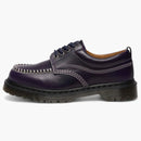 Dr. Martens Lowell Orleans Leather Moc Toe Shoe Midnight Blue
