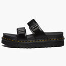 Dr. Martens Myles Brando Leather Buckle Slide Sandal Black