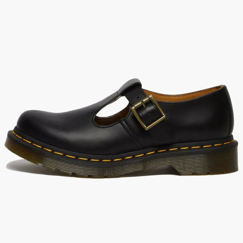 Dr. Martens Polley Smooth Leather Mary Janes Black (women's)
