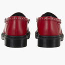 Dr. Martens Studded Penton Loafer Supreme Red