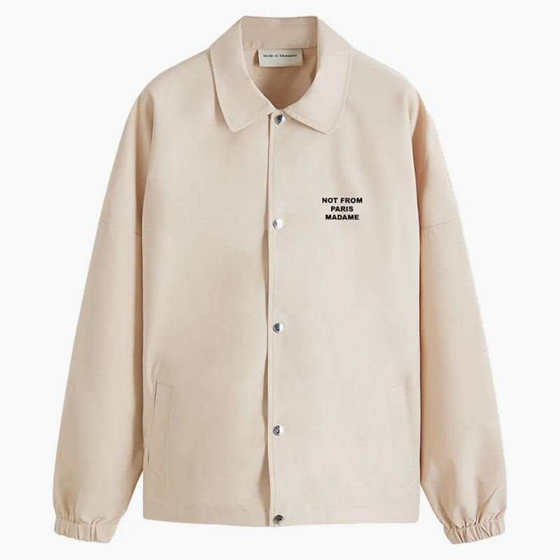 Drole De Monsieur La Veste Slogan Beige