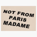 Drole de monsieur la veste slogan beige