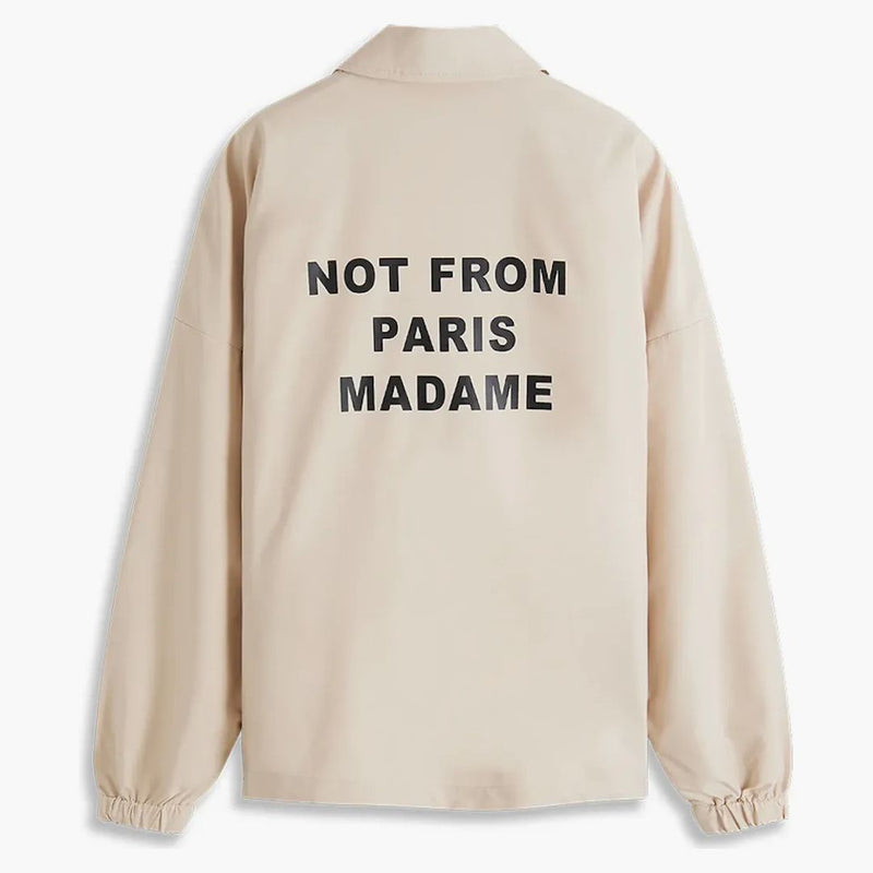 Drole De Monsieur La Veste Slogan Beige