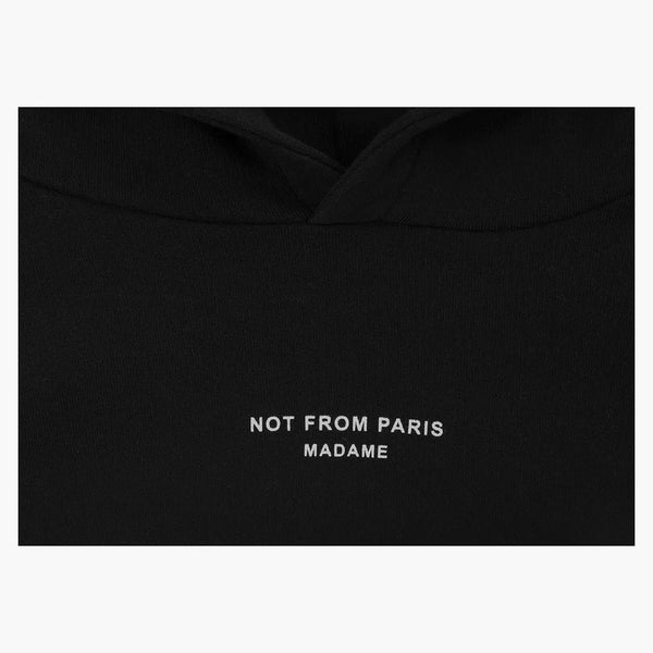 Drole De Monsieur Le Slogan Hoodie Black