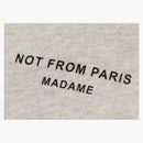 Drole De Monsieur Le Slogan Hoodie Light Grey