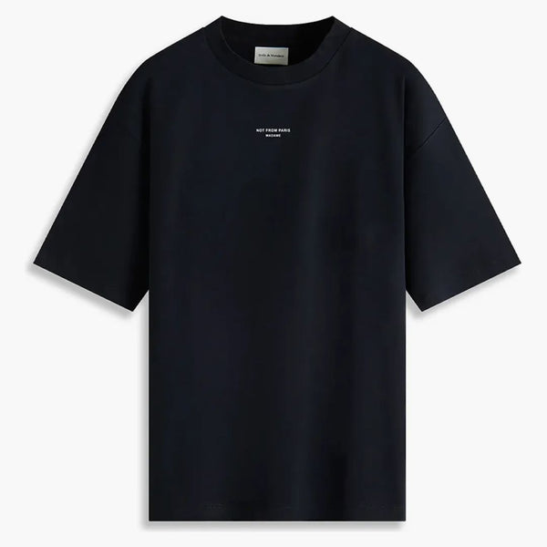 Drole De Monsieur Le T-shirt Slogan Ii T-shirt Black