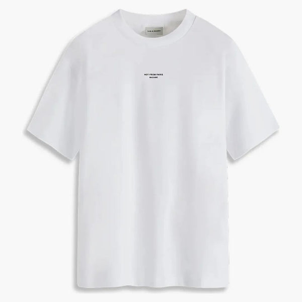 Drole De Monsieur Le T-shirt Slogan Ii T-shirt White