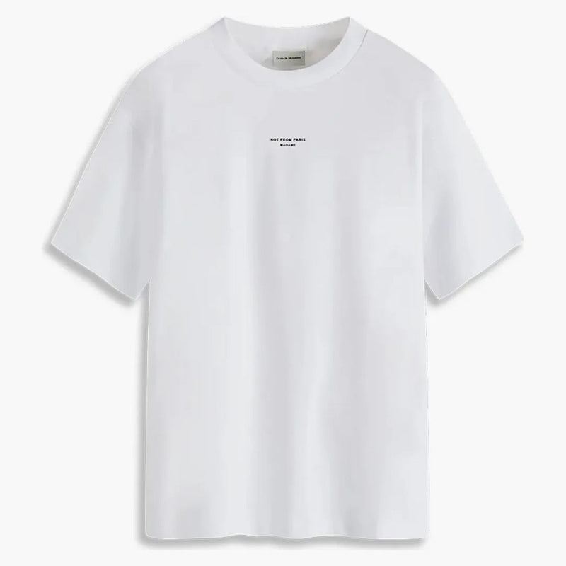 Drole De Monsieur Le T-shirt Slogan Ii T-shirt White