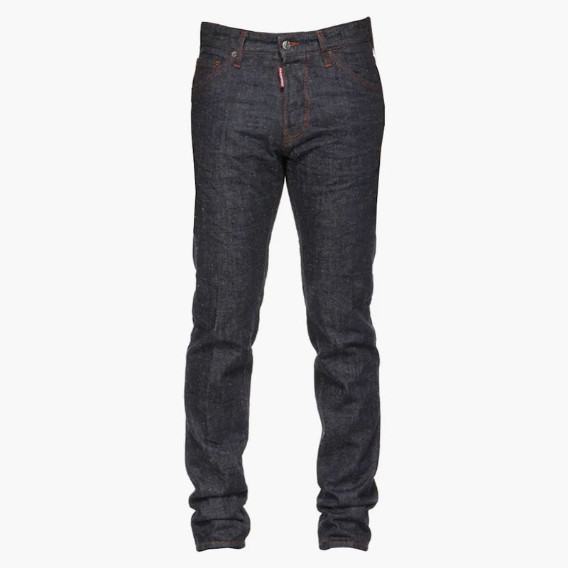 Dsquared2 Cool Guy Back Logo Extra Slim Jeans Blue/Orange