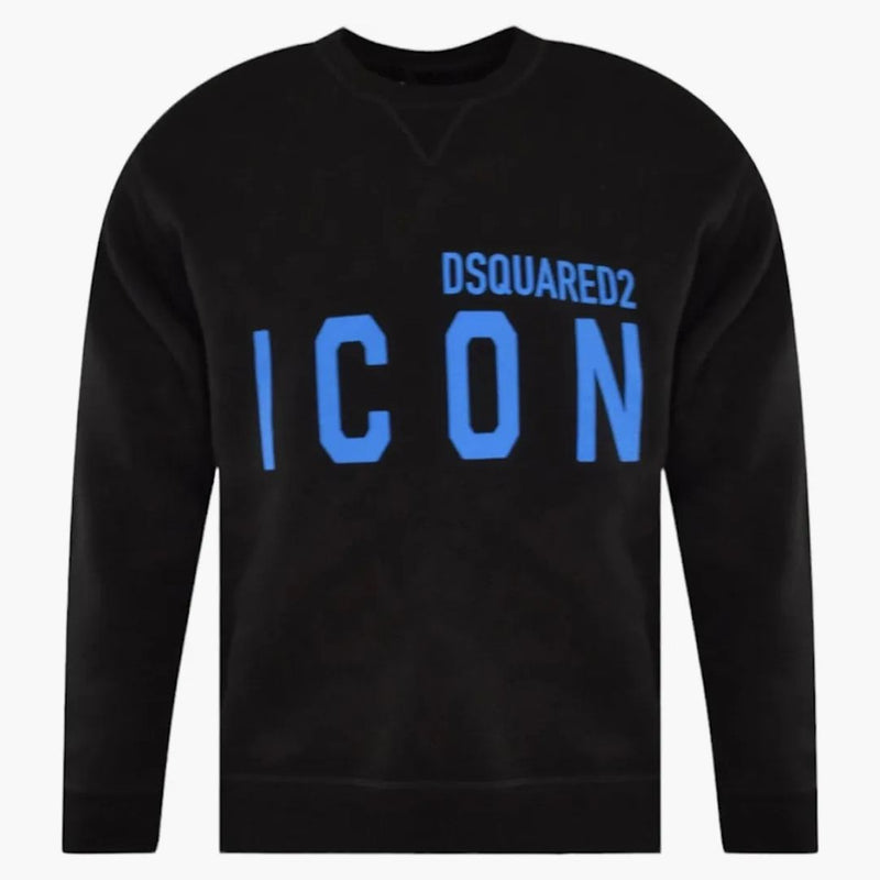 Dsquared2 ikon cool crewneck svart/blå