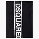 DSquared2 Logo Striped Wool Pants Black/White