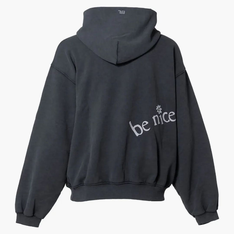Erl Venice Fleece Hoodie Black