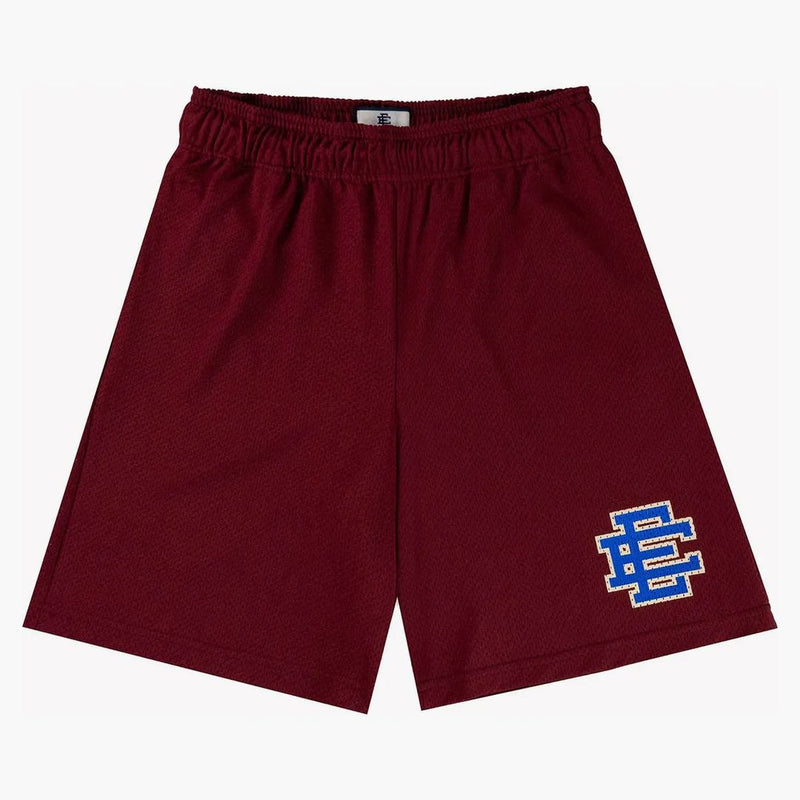 Eric Emanuel Ee Baggy Short Burgundy/blue