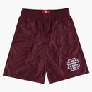 Eric Emanuel Ee Baggy Short Burgundy/burgundy Shiny