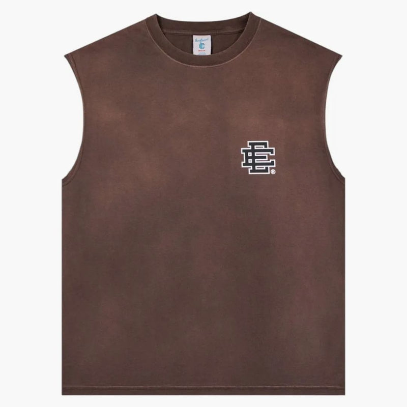Eric Emanuel Ee Basic Cutoff Tank Washed Brown/black