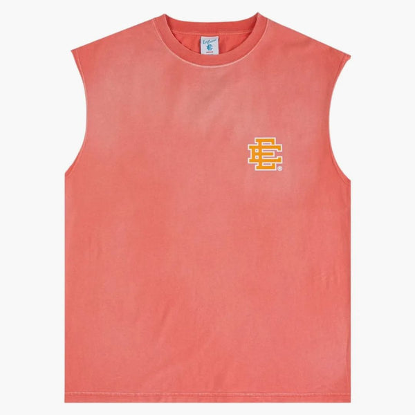 Eric Emanuel Ee Basic Cutoff Tank Washed Red/orange