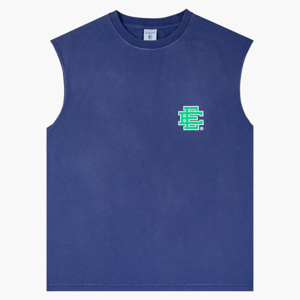 Eric Emanuel Ee Basic Cutoff T-shirt Washed Purple/green