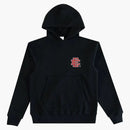 Eric Emanuel Ee Basic Hoodie (fw24) Black/red