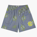 Eric Emanuel Ee Basic Short Grey Paisley/neon Green