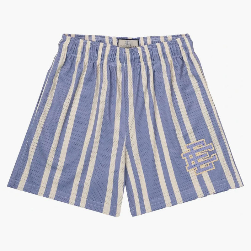 Eric Emanuel Ee Basic Short Violet Blue/antique White Stripe