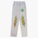 Eric Emanuel Ee Basic Sweatpant Gray/aqua Bolt