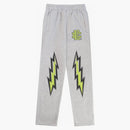 Eric Emanuel Ee Basic Sweatpant Gray/lime Bolt