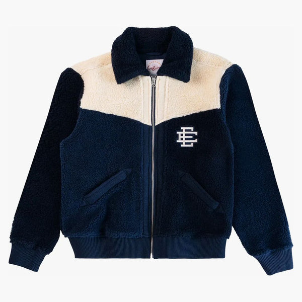 Eric Emanuel Ee High Pile Fleece Jacket Navy/sapphire