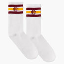 Eric Emanuel Ee Socks White/cardinal/yellow