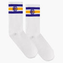 Eric Emanuel Ee Socks White/purple/yellow