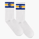 Eric Emanuel Ee Socks White/royal/yellow