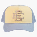 Eric Emanuel Ee Swarovski Trucker Hat Grey/pink