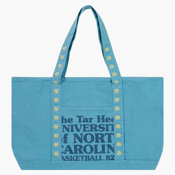 Eric Emanuel Ee University Of North Carolina Tote Washed Baby Blue/navy