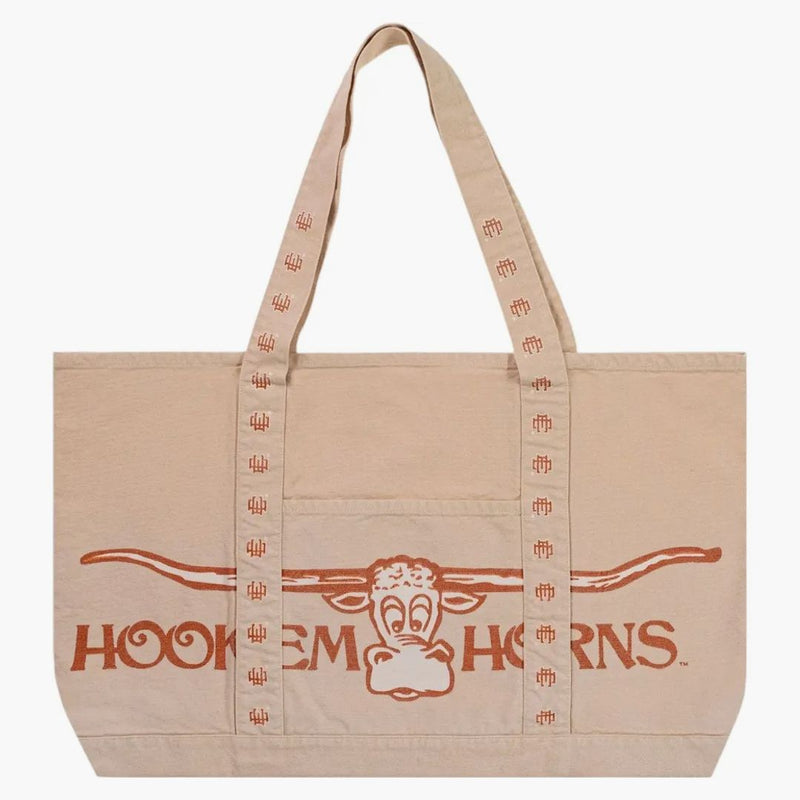 Eric Emanuel Ee University Of Texas Tote Washed Tan/orange
