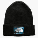 Extra máslo North Face Nightcrawlers Pletená manžetová beanie černá
