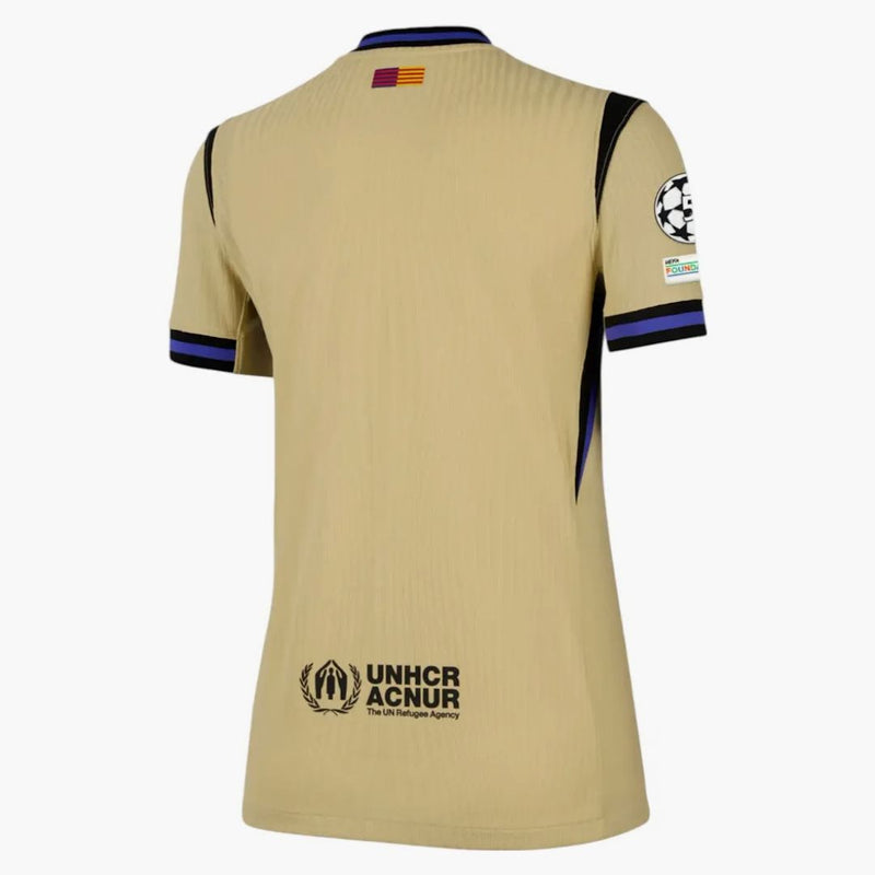 Fc Barcelona X Kobe Bryant Women's Ucl Away 2025/26 Player's Edition Jersey Yellow