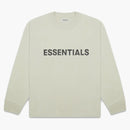 Fear of God Essentials 3D Silicon Appliche Boxy Camiseta de manga larga Alfalfa Sage