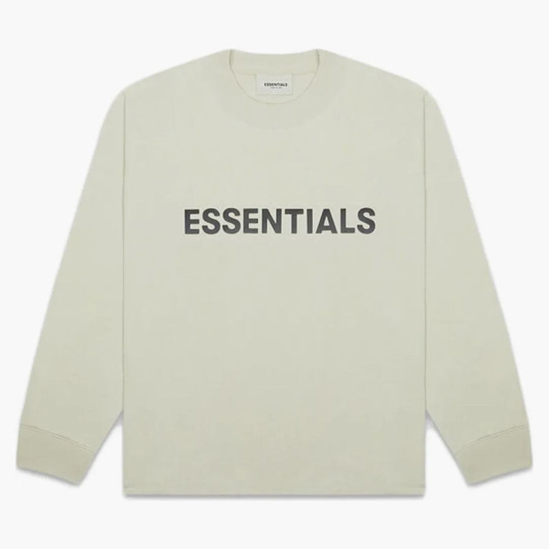 Fear of Bog Essentials 3D Silicon Applique Boxy T-shirt z długim rękawem