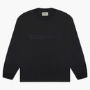 Fear of God Essentials 3D Silicon Applicique Camiseta de manga larga Boxy Boxy