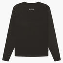 Fear Of God Essentials 3d Silicon Applique Boxy Long Sleeve T-shirt Weathered Black