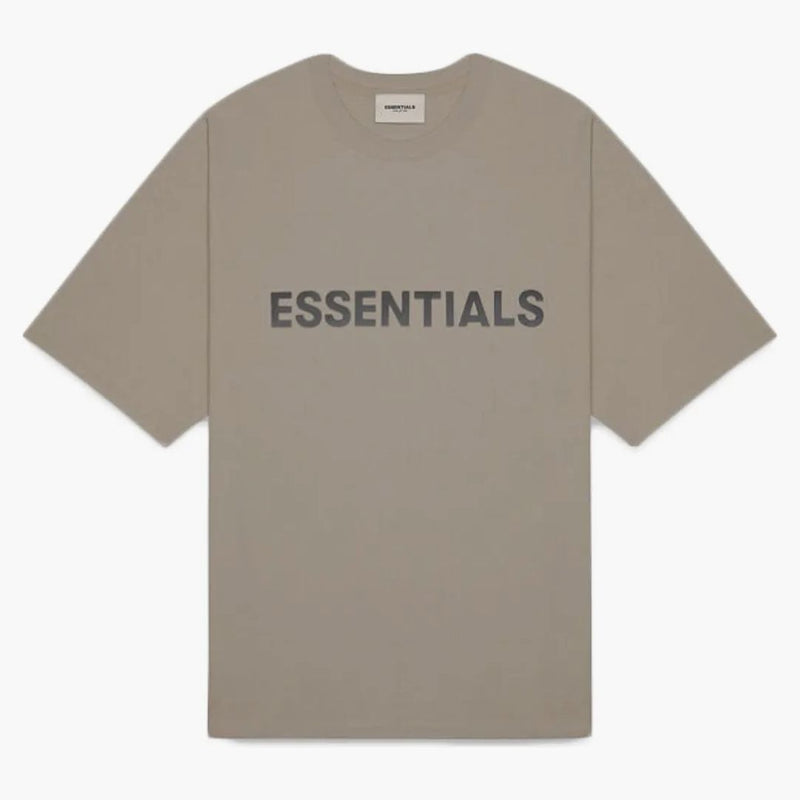 Fear Of God Essentials Boxy T-shirt Applique Logo Taupe
