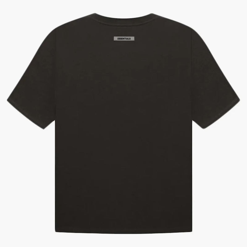 Strach przed Bogiem Essentials 3D Silicon Applique Boxy T-shirt zwietrzałą czerń