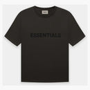 Fear Of God Essentials 3d Silicon Applique Boxy T-shirt Weathered Black