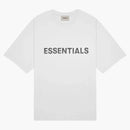 Fear Of God Essentials 3d Silicon Applique Boxy T-shirt White