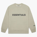 Fear of God Essentials 3D Silicon Applique Crewneck Moss