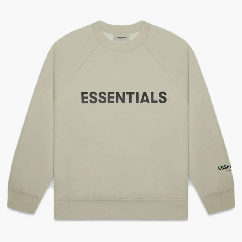 Fear of God Essentials 3D Silicon Applique Crewneck Moss