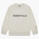 Rädsla för Gud Essentials 3D Silicon Applique Crewneck Oatgryn Heather
