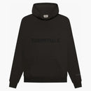 Fear Of God Essentials 3d Silicon Applique Pullover Hoodie Weathered Black