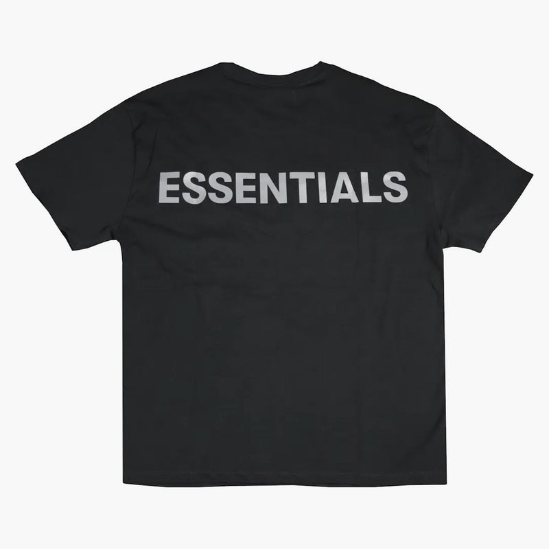Teama de Dumnezeu Essentials 3m Logo Tricou Boxy Negru/Alb