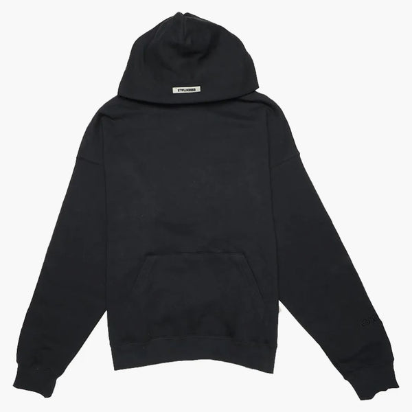 Paura di God Essentials 3M Logo Pullover Pullover con cappuccio nero/nero