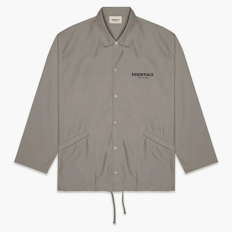 Fear Of God Essentials Coach Jacket Cement